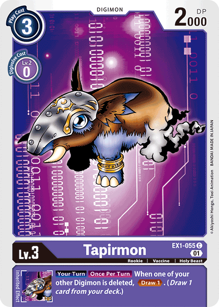 Tapirmon, EX1-055