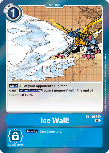 Ice Wall!, EX1-068