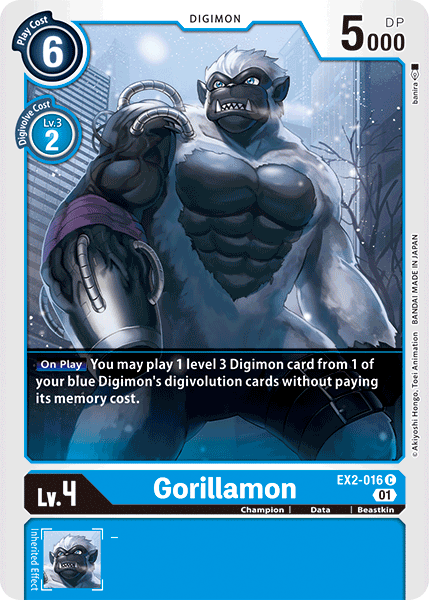 Gorillamon, EX2-016