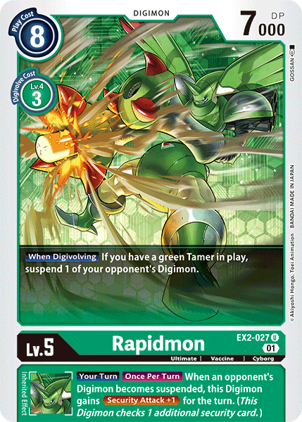 Rapidmon, EX2-027