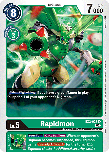 Rapidmon, EX2-027-p1