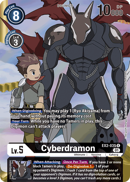 Cyberdramon, EX2-035-p1