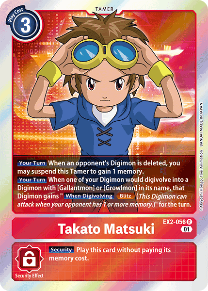 Takato Matsuki, EX2-056