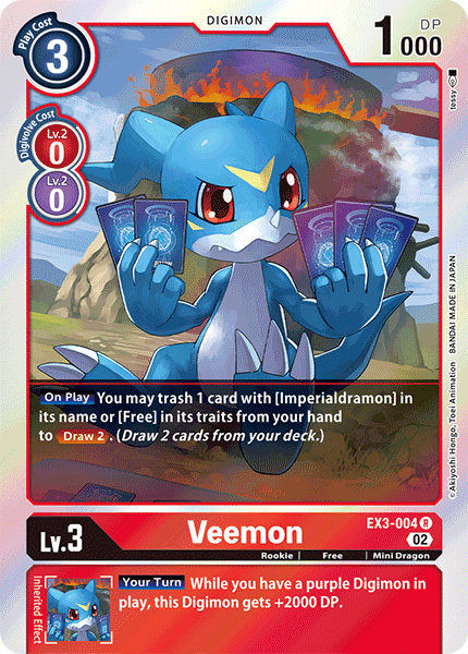 Veemon, EX3-004
