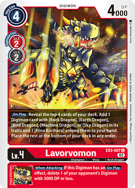 Lavorvomon, EX3-007