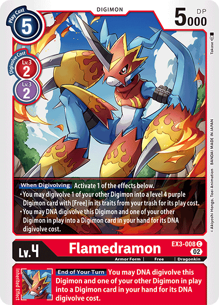 Flamedramon, EX3-008