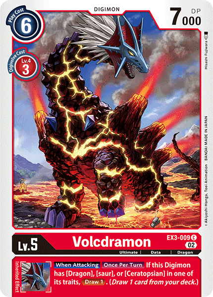 Volcdramon, EX3-009