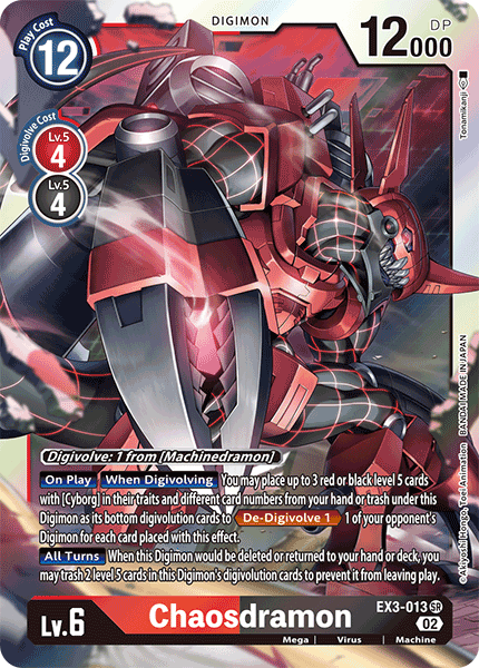 Chaosdramon, EX3-013