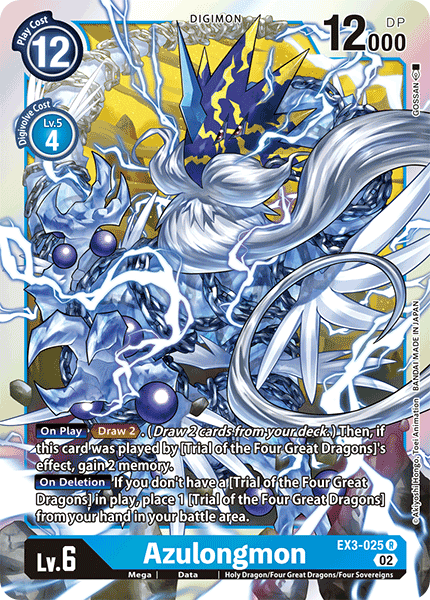 Azulongmon, EX3-025