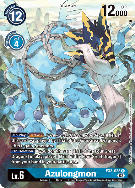 Azulongmon, EX3-025-p1