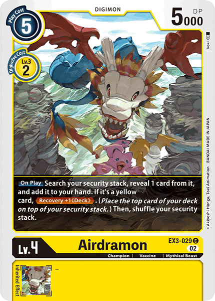 Airdramon, EX3-029