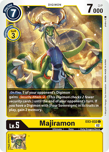 Majiramon, EX3-032