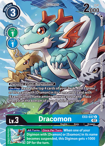 Dracomon, EX3-037-p1