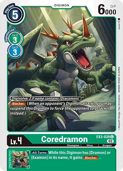 Coredramon, EX3-039