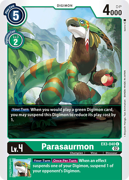 Parasaurmon, EX3-040