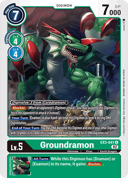Groundramon, EX3-041