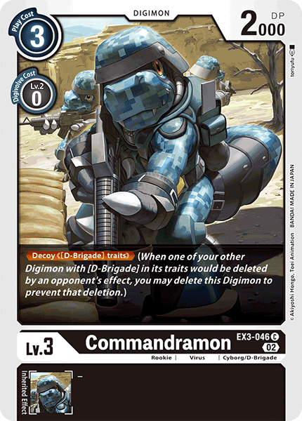 Commandramon, EX3-046