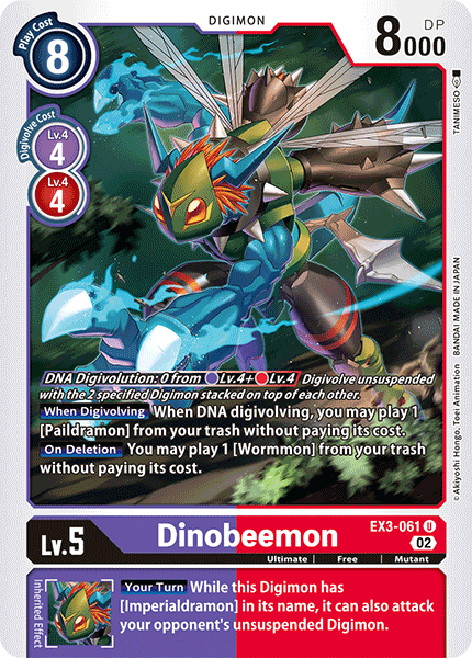 Dinobeemon, EX3-061