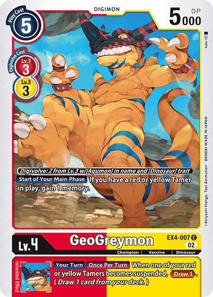 GeoGreymon, EX4-007