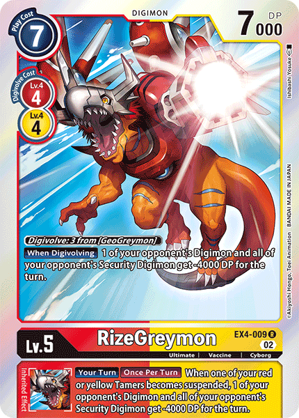 RizeGreymon, EX4-009