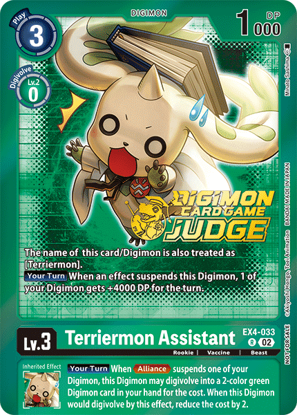 Terriermon Assistant, EX4-033-p4