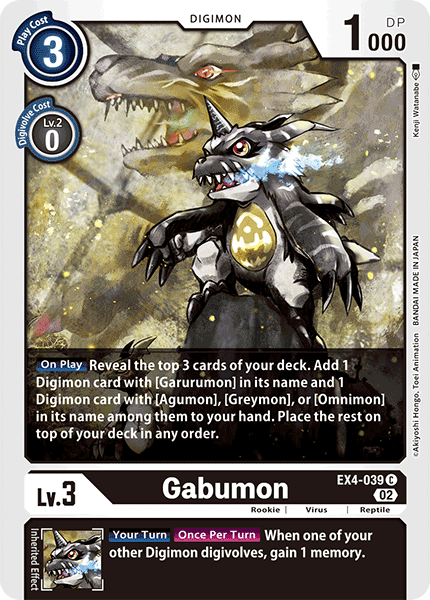Gabumon, EX4-039