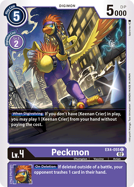 Peckmon, EX4-055