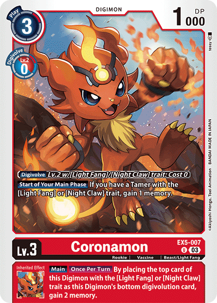Coronamon, EX5-007