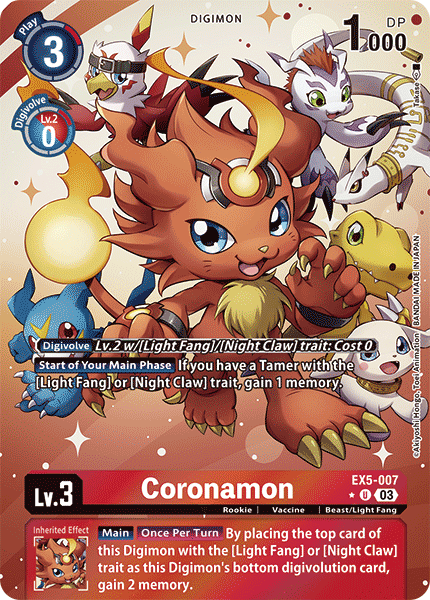Coronamon, EX5-007-p1