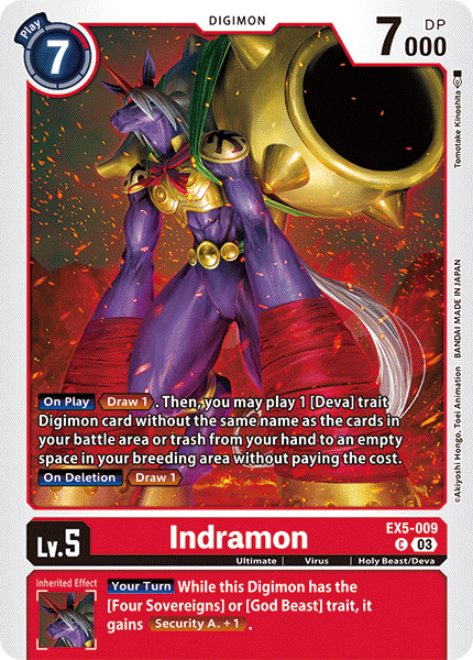 Indramon, EX5-009