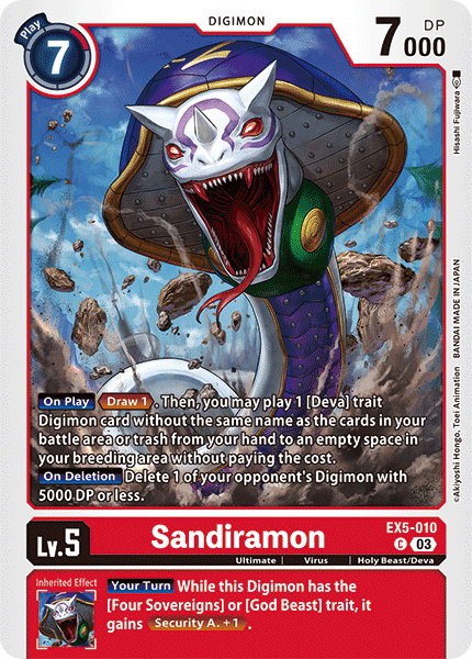 Sandiramon, EX5-010
