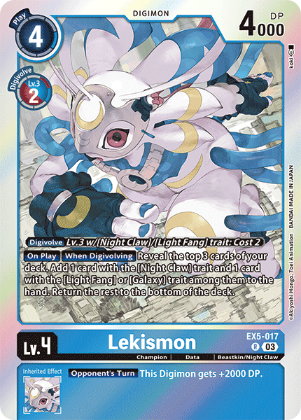 Lekismon, EX5-017