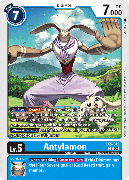Antylamon, EX5-019