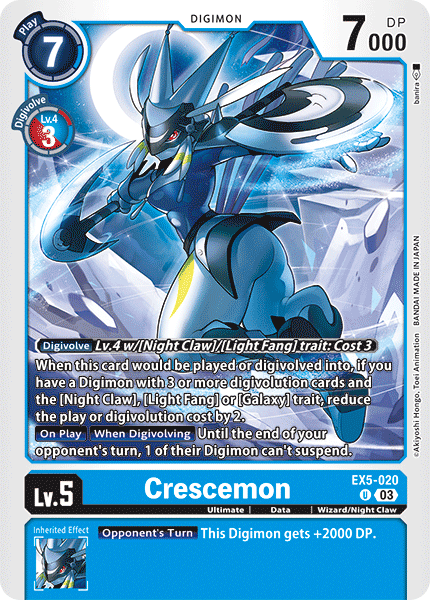 Crescemon, EX5-020