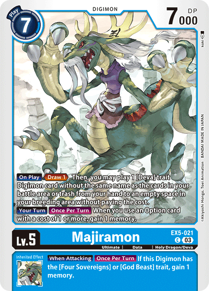 Majiramon, EX5-021