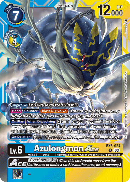 Azulongmon ACE, EX5-024