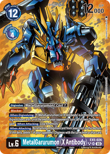 MetalGarurumon (X Antibody), EX5-026-p3