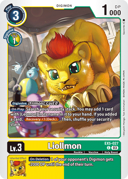 Liollmon, EX5-027
