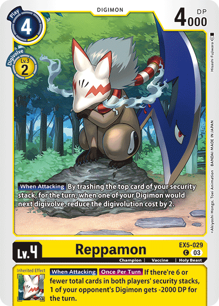 Reppamon, EX5-029