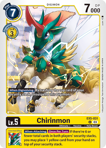 Chirinmon, EX5-031