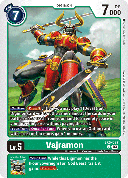 Vajramon, EX5-037