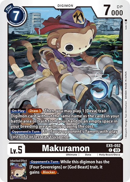 Makuramon, EX5-052