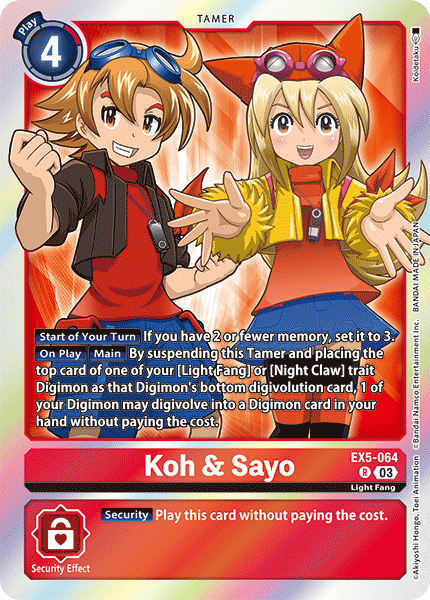Koh & Sayo, EX5-064