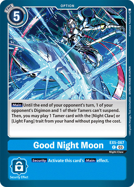Good Night Moon, EX5-067