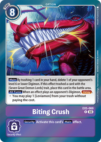 Biting Crush, EX5-069
