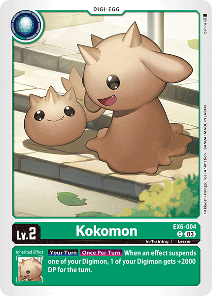 Kokomon, EX6-004