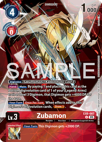 Zubamon, EX6-007-p1