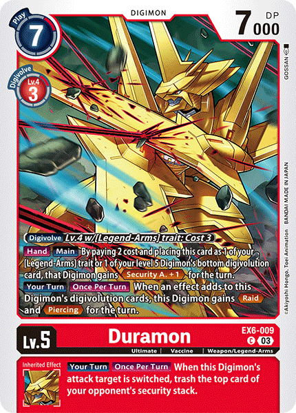 Duramon, EX6-009