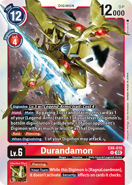 Durandamon, EX6-010