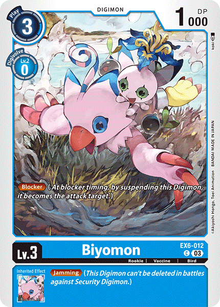 Biyomon, EX6-012